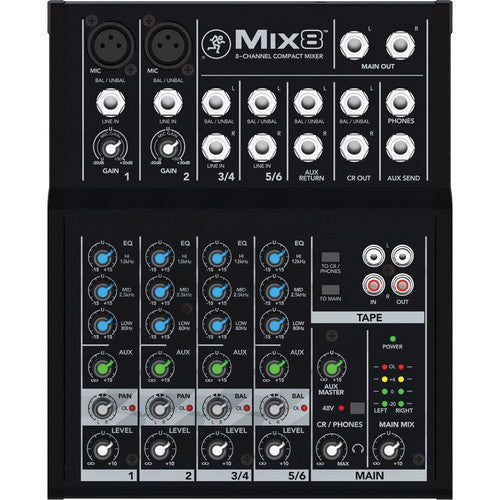 Mezcladora de Audio Mackie Mix8