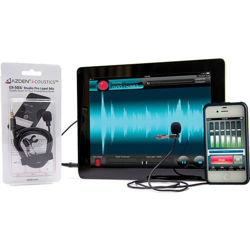 Micrófono Lavalier Azden EX-503i para Smartphone