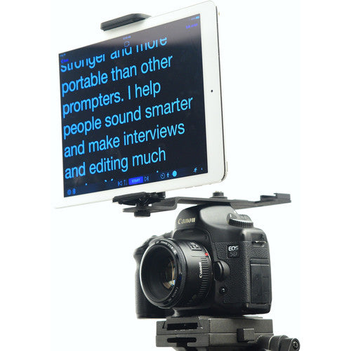 Glide Gear TMP10 Teleprompter Tablet Smartphone Hot Shoe Mount Holder