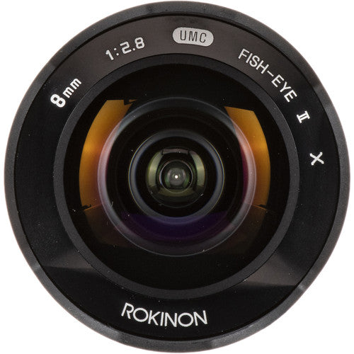Lente Rokinon 8mm f/2.8 UMC Fisheye II para Sony E (Negro)