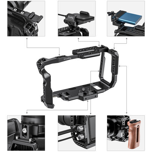 Soporte Jaula Completa SmallRig 2203B para Blackmagic Cinema Pocket 4K y 6K