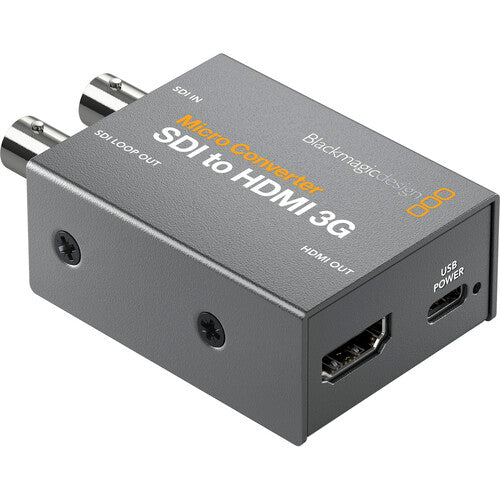 Micro Convertidor SDI a HDMI 3G Blackmagic Design con Power Supply CONVMIC/SH3G/WPSU