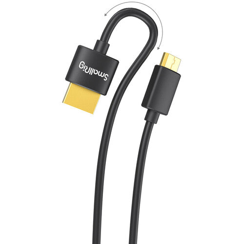 Cable HDMI Ultra Slim 4K SmallRig 3040 Mini-HDMI a HDMI (A a C) 35cm (3040)