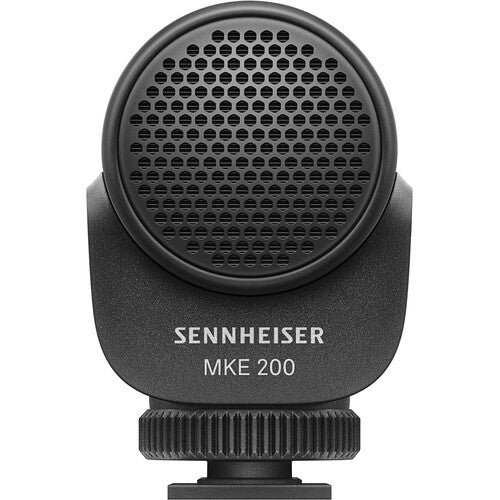 Kit Sennheiser MKE 200 (509256) incluye micrófono, minitripié y soporte celular