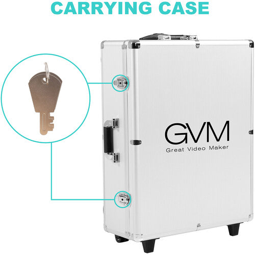 Teleprompter GVM TQ-LD-1 con monitor 18.5"