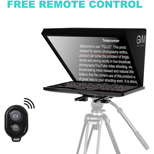 Teleprompter GVM TQ-LD-1 con monitor 18.5"