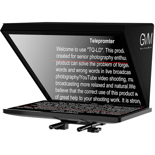 Teleprompter GVM TQ-LD-1 con monitor 18.5"