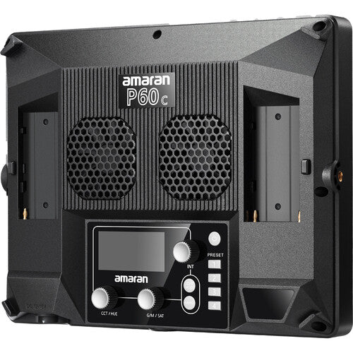 Panel Led Amaran P60c RGBWW 60W con Softbox y Grid Aputure