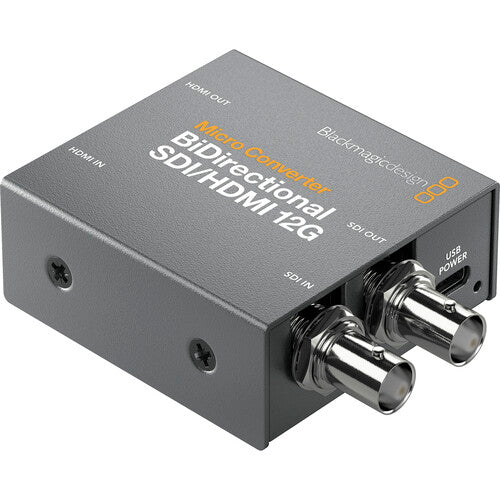 Micro Convertidor Bidireccional SDI/HDMI 12G Blackmagic Design con Power Supply