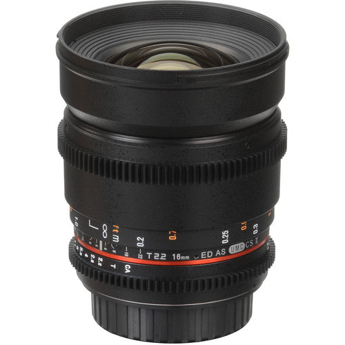 Lente Rokinon 16mm T2.2 Cine DS Lens Montura Sony E