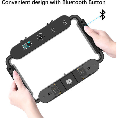 Kit Videorig con lámpara GVM TL15RS RGB Bi-Color