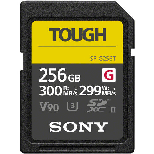 Tarjeta Sony SF-G Series SDXC de 256GB R:300MB/s W:299MB/s
