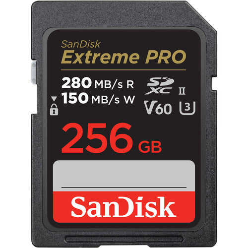 Tarjeta SanDisk Extreme PRO SDXC de 256GB 280MB/s