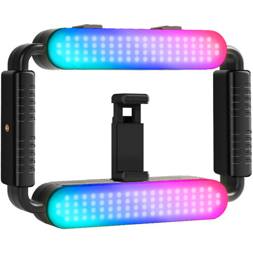 Kit Videorig con lámpara GVM TL15RS RGB Bi-Color