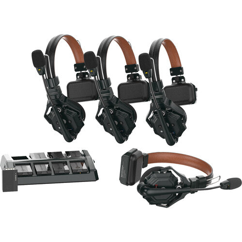 Sistema de intercomunicación Inalámbrica Hollyland C1 Pro-4S Full-Duplex con 4 Headsets