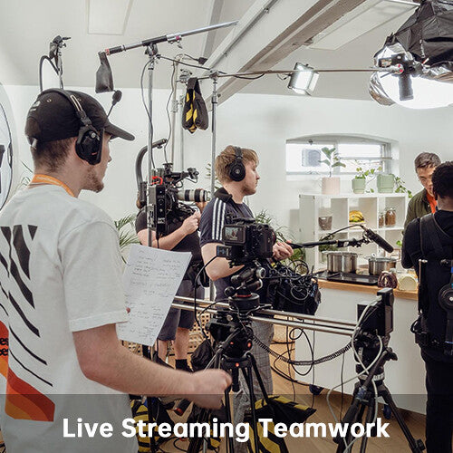 Sistema de intercomunicación Inalámbrica Hollyland C1 Pro-4S Full-Duplex con 4 Headsets