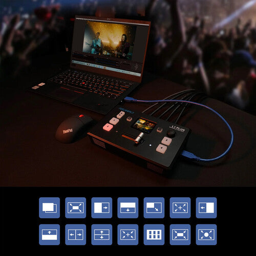 Switcher para Streaming FeelWorld LIVEPRO L1 PLUS