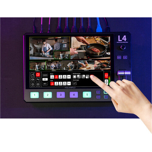 Switcher para Streaming FeelWorld LIVEPRO L4
