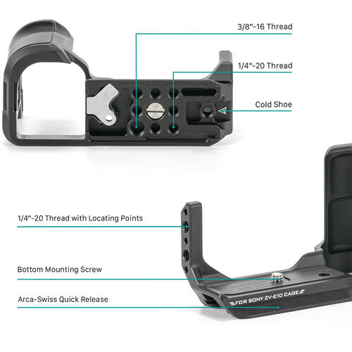 Soporte Jaula Tilta TA-T56-LMP-B para Sony ZV-E10