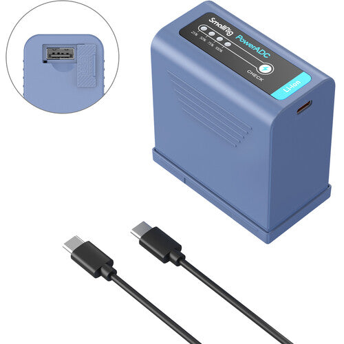 Batería SmallRig NP-F970 Recargable USB-C (4267) Azul