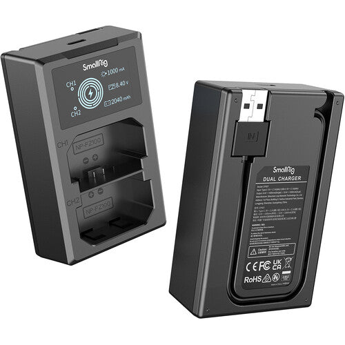 Kit de Cargador Doble y 2 baterías NP-FZ100 SmallRig (3824B)