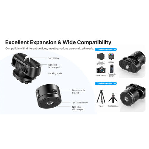 Base Quick Release Ulanzi Go Quick II Magnético para GoPro (3169)