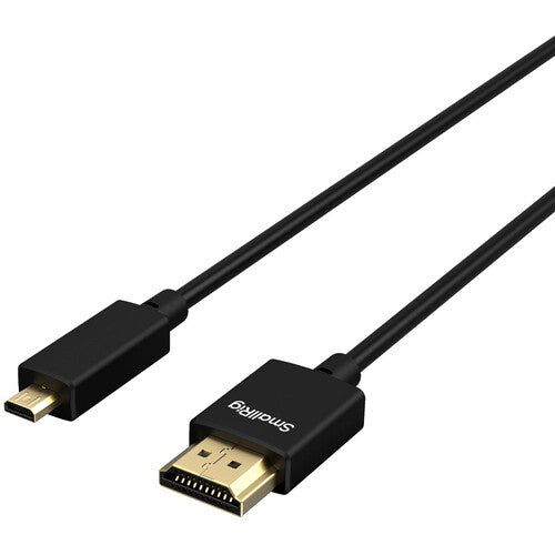 Cable SmallRig Ultra-Slim Micro-HDMI a HDMI 4K 100 cms (D a A)(4795)