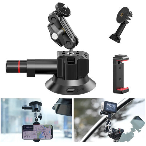 Ulanzi SC-01 Soporte Ventosa para cámaras de Acción