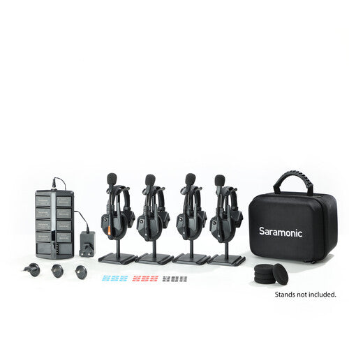 Sistema de Intercomunicación Inalámbrico Saramonic WiTalk9-4S