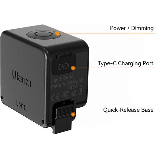 Lámpara Ulanzi LM18 Magnética IPX5 Waterproof