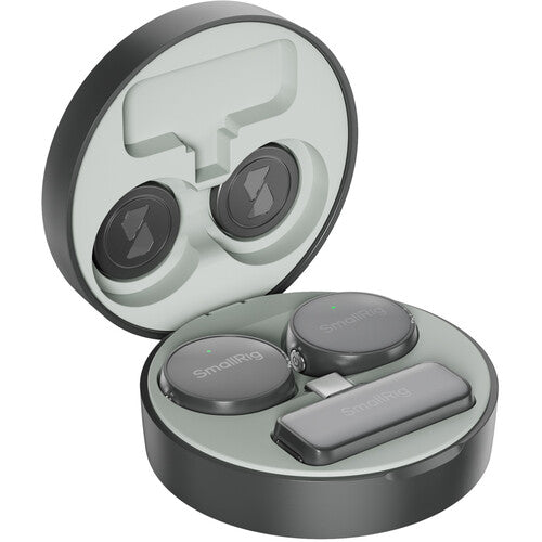 Kit Dual Lavalier Inalámbrico SmallRig S 60 tipo USB-C (2.4 GHz, Black) 4934