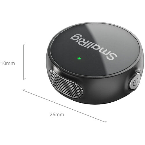 Kit Dual Lavalier Inalámbrico SmallRig S 60 tipo USB-C (2.4 GHz, Black) 4934