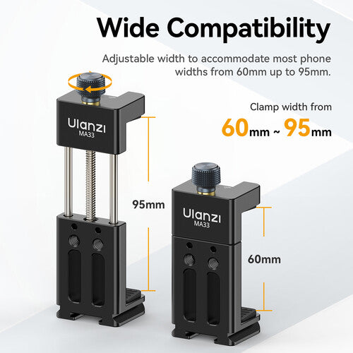 Montura para tripié para Celular Ulanzi MA33