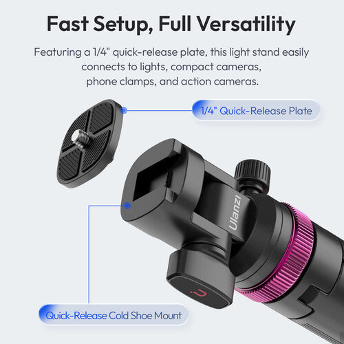 Minitripié y soporte Luz Ulanzi MT-89