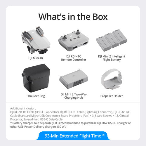 Drone DJI Mini 4K Fly More Combo (GL)