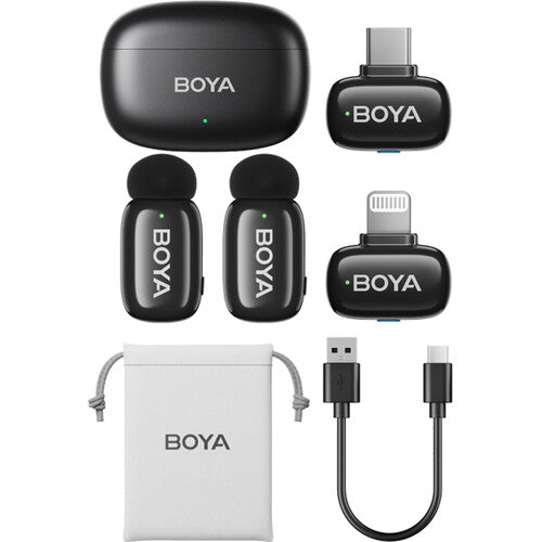 Micrófono Lavalier Dual Boya Mini-12