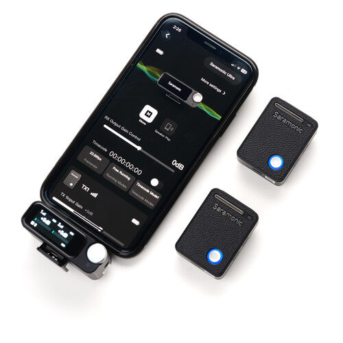 Micrófono Lavalier Dual Saramonic Ultra con Lavalier Omnidirectional