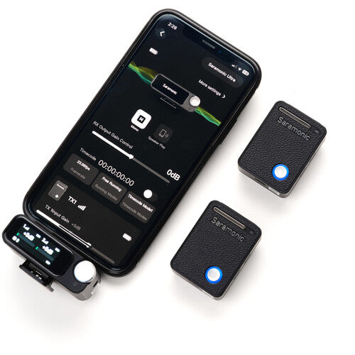 Micrófono Lavalier Dual Saramonic Ultra (sin Lavalier)