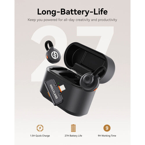 Kit Dual Lavalier Inalámbrico Hollyland Lark M2S Duo