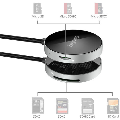 Lector de Tarjetas SmallRig SD, SDXC y Micro-SDXC con conector USB-C (4869)