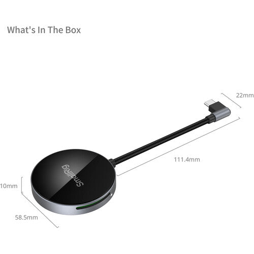 Lector de Tarjetas SmallRig 4870 SD y MicroSD 4.0 USB-C MagSafe (4870)