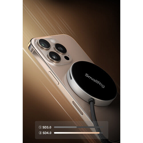 Lector de Tarjetas SmallRig 4870 SD y MicroSD 4.0 USB-C MagSafe (4870)