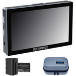 Kit de Monitor Feelworld P6X  Monitor 4K Touchscreen con bateria y case