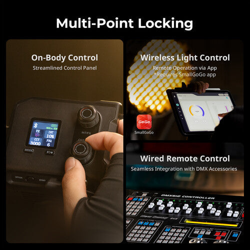 Kit de Lámpara COB SmallRig RC100B con mango de agarre batería (4897)