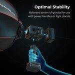 Kit de Lámpara COB SmallRig RC100B con mango de agarre batería (4897)