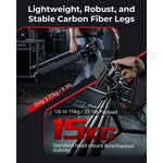 Tripié SmallRig AD-80S (5111) Heavy-Duty Fibra de carbono