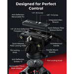 Tripié SmallRig AD-80S (5111) Heavy-Duty Fibra de carbono