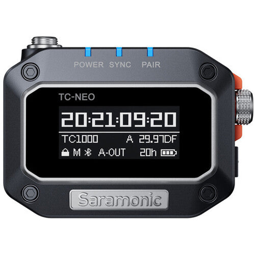 Generador de códigos de tiempo Saramonic TC-NEO con Bluetooth (2,4 GHz)