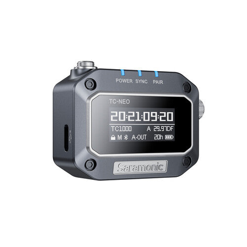 Generador de códigos de tiempo Saramonic TC-NEO con Bluetooth (2,4 GHz)