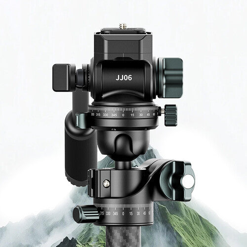 Trípie ULANZI JJ06 de de vídeo de fibra de carbono de 73"